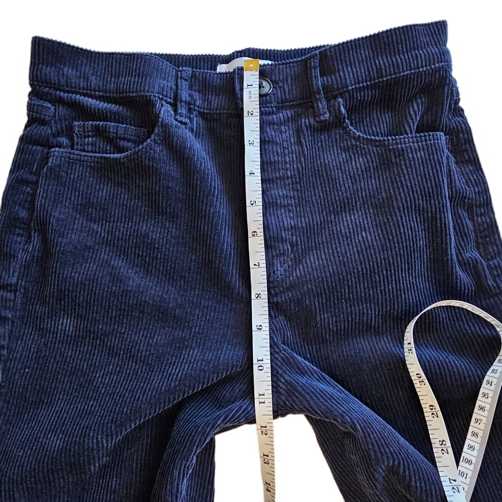 LOFT Women's Navy Syraight Corduroy Pants - Picture 9 of 12